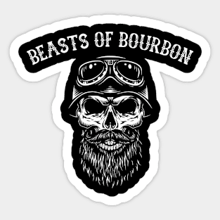 BEASTS OF BOURBON BAND Sticker